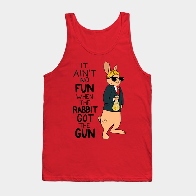 Rabbit Got the Tendies Tank Top by Queen Vee’s Tees